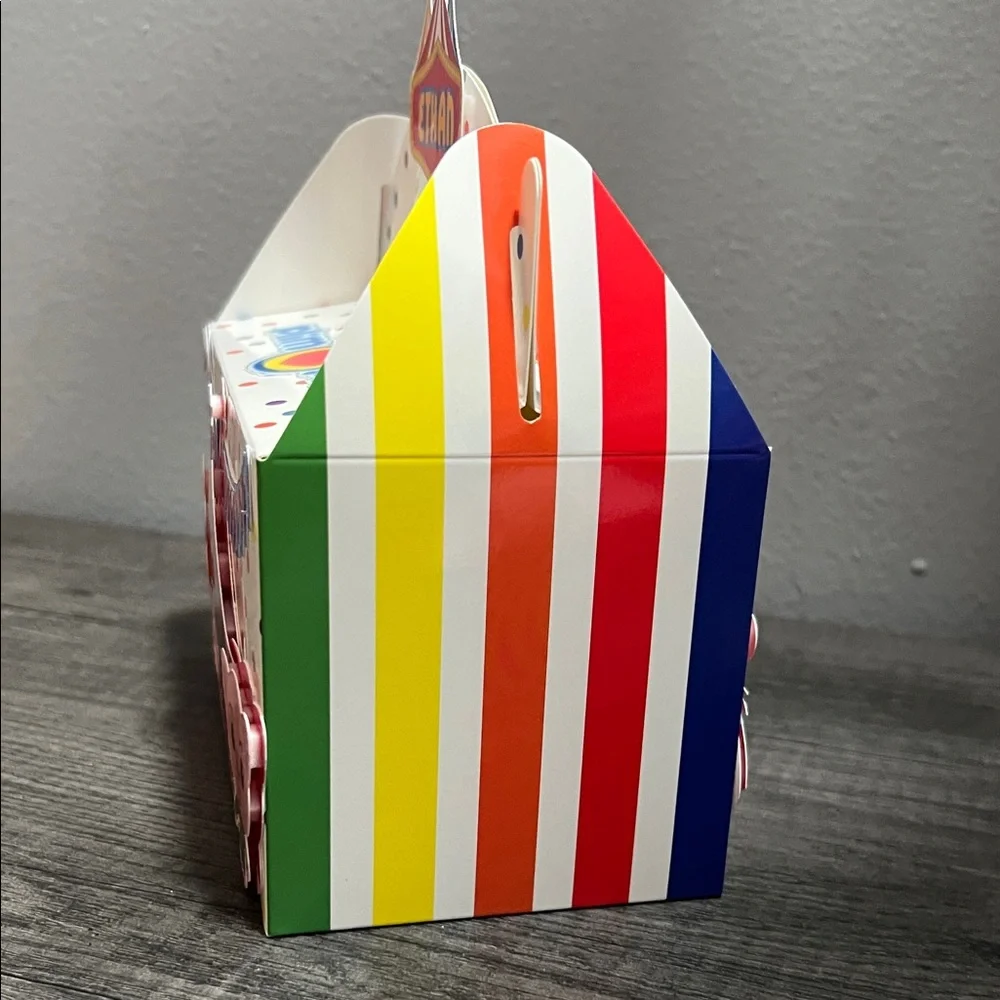 PLIM PLIM 🎪Hand Crafted Circus Party Favor Box - Multicolor